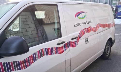 karrer|works Autowechsel neue Beschriftung 2026